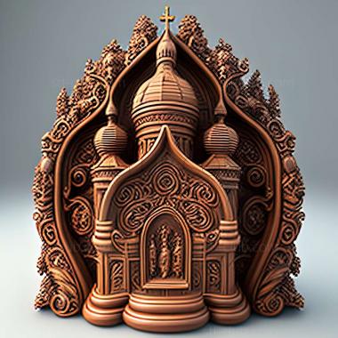 3D model orthodox church (STL)